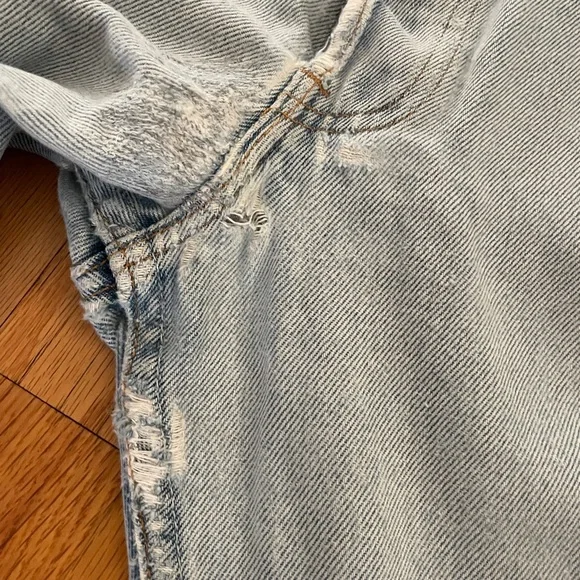 Rare Distressed custom embroidery vintage Levi 501 29x32 - Picture 6 of 13